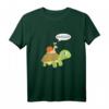 Huiiii - Schnecke reitet auf Schildkröte Kinder T-Shirt für Mädchen und Jungen - Lustiges Tiermotiv, klassisch geschnitten