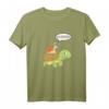 Huiiii - Schnecke reitet auf Schildkröte Kinder T-Shirt für Mädchen und Jungen - Lustiges Tiermotiv, klassisch geschnitten