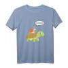 Huiiii - Schnecke reitet auf Schildkröte Kinder T-Shirt für Mädchen und Jungen - Lustiges Tiermotiv, klassisch geschnitten