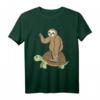 Faultier reitende Schildkröte T-Shirt – Lustig, faul und langsam – Perfektes Geschenk für Familie, Weihnachten, Halloween & Thanksgiving