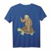 Faultier reitende Schildkröte T-Shirt – Lustig, faul und langsam – Perfektes Geschenk für Familie, Weihnachten, Halloween & Thanksgiving