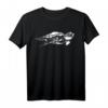 Wasserschildkröten Bild Illustration T-Shirt – Lustiges Tiermotiv für Damen, Herren & Kinder, ideales Geschenk für Schildkrötenliebhaber