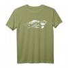 Wasserschildkröten Bild Illustration T-Shirt – Lustiges Tiermotiv für Damen, Herren & Kinder, ideales Geschenk für Schildkrötenliebhaber