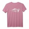 Wasserschildkröten Bild Illustration T-Shirt – Lustiges Tiermotiv für Damen, Herren & Kinder, ideales Geschenk für Schildkrötenliebhaber