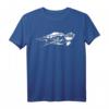 Wasserschildkröten Bild Illustration T-Shirt – Lustiges Tiermotiv für Damen, Herren & Kinder, ideales Geschenk für Schildkrötenliebhaber