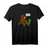 Schnecke Reitet Auf Schildkröte Kinder T-Shirt - Lustiges Waldtiere Motiv für Jungen und Mädchen