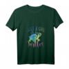 Damen T-Shirt mit Schildkröte - Buntes Design für Tierliebhaber und Tierpflegerinnen, mit V-Ausschnitt