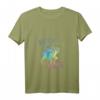 Damen T-Shirt mit Schildkröte - Buntes Design für Tierliebhaber und Tierpflegerinnen, mit V-Ausschnitt
