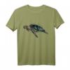 Aquarell handgezeichnetes Meeresschildkröten T-Shirt – Lustiges Design für Tier- und Strandliebhaber, perfekt als Geschenk für Kinder und Schildkrötenfans