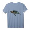 Aquarell handgezeichnetes Meeresschildkröten T-Shirt – Lustiges Design für Tier- und Strandliebhaber, perfekt als Geschenk für Kinder und Schildkrötenfans