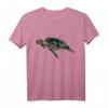 Aquarell handgezeichnetes Meeresschildkröten T-Shirt – Lustiges Design für Tier- und Strandliebhaber, perfekt als Geschenk für Kinder und Schildkrötenfans
