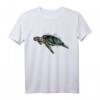 Aquarell handgezeichnetes Meeresschildkröten T-Shirt – Lustiges Design für Tier- und Strandliebhaber, perfekt als Geschenk für Kinder und Schildkrötenfans