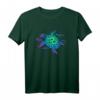 Schildkröte Hawaii Meer Polynesisches Tribal T-Shirt – Buntes Meerestier-Design, Perfekt als Geschenk für Familie & Freunde zu besonderen Anlässen