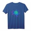 Schildkröte Hawaii Meer Polynesisches Tribal T-Shirt – Buntes Meerestier-Design, Perfekt als Geschenk für Familie & Freunde zu besonderen Anlässen