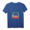 Damen Retro Schildkröte T-Shirt im Vintage Stil mit V-Ausschnitt – Perfektes Geschenk für Schildkrötenliebhaberinnen