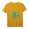 Damen Ozean Tier T-Shirt mit Schildkröte, Polynesisches Tattoo & Mandala Design, V-Ausschnitt, perfekt für Tierliebhaberinnen