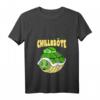 Damen Relaxte Chillkröte T-Shirt mit V-Ausschnitt – Lustiges Schildkröten-Design für Tierliebhaber & Entspannungsfans