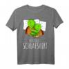 Offizielles Schlafshirt mit Schildkröte - Humorvolles Tiermotiv, Bequemes Oberteil für Morgenmuffel, Langschläfer & Bettliebhaber