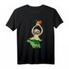 Faultier Schildkröte Schnecke Huckepack T-Shirt - Lustiges Tierliebhaber Geschenk für Läufer, Jogger & Tierfans