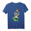 Faultier Schildkröte Schnecke Huckepack T-Shirt - Lustiges Tierliebhaber Geschenk für Läufer, Jogger & Tierfans