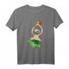 Faultier Schildkröte Schnecke Huckepack T-Shirt - Lustiges Tierliebhaber Geschenk für Läufer, Jogger & Tierfans
