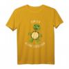 Schildkröte Bin da kann losgehen - Lustiges Statement T-Shirt mit Comic Cartoon Tier Motiv, perfektes Geschenk für Freunde, Familie & besondere Anlässe
