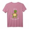 Schildkröte Bin da kann losgehen - Lustiges Statement T-Shirt mit Comic Cartoon Tier Motiv, perfektes Geschenk für Freunde, Familie & besondere Anlässe