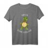 Schildkröte Bin da kann losgehen - Lustiges Statement T-Shirt mit Comic Cartoon Tier Motiv, perfektes Geschenk für Freunde, Familie & besondere Anlässe