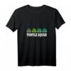 Damen Schildkröten Squad Lustiges Turtle Team T-Shirt mit V-Ausschnitt – Witziges Tiermotiv für Schildkrötenliebhaber und Tierfans
