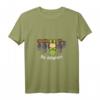 Lustiges Damen T-Shirt mit Schildkröte & Fledermaus Motiv - Be Different Spruch, ideales Geschenk für Schildkröten- und Fledermausfans