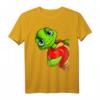 Schildkröten Kinder Mädchen Damen T-Shirt mit Herz - Lustiges Tiermotiv, Perfektes Geschenk für Schildkrötenliebhaber zu Weihnachten & Geburtstag