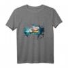 Schildkröten Meer Pazifischer Ozean Splash Style Pullover Hoodie – Perfekt für Taucher, Schnorchler & Meerliebhaber