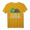 Offizielles Schildkröte Schlafshirt Pyjama – Lustiges Geschenk für Langschläfer, Turtle-Fans, Damen und Herren