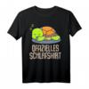 Offizielles Schlafshirt Pyjama mit Schildkröte - Lustiges Geschenk für Turtle Fans, Langschläfer und Schlafliebhaber für Damen und Herren