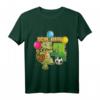 Kinder Fußball Schildkröte T-Shirt zum 4. Geburtstag - Perfektes Geschenk für Jungen mit Fußball- und Schildkröten-Motiv