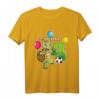 Kinder Fußball Schildkröte T-Shirt zum 4. Geburtstag - Perfektes Geschenk für Jungen mit Fußball- und Schildkröten-Motiv