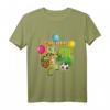 Kinder Fußball Schildkröte T-Shirt zum 4. Geburtstag - Perfektes Geschenk für Jungen mit Fußball- und Schildkröten-Motiv