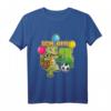 Kinder Fußball Schildkröte T-Shirt zum 4. Geburtstag - Perfektes Geschenk für Jungen mit Fußball- und Schildkröten-Motiv