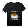 Damen Schlafende Schildkröte Offizielles Schlafshirt mit V-Ausschnitt - Lustiges Meerestier T-Shirt für Schildkröten- und Meerestierliebhaber