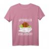 Damen Schlafende Schildkröte Offizielles Schlafshirt mit V-Ausschnitt - Lustiges Meerestier T-Shirt für Schildkröten- und Meerestierliebhaber