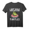 Ich Mag Schildkröten T-Shirt - Lustiges Meeresschildkröten Motiv für Schildkrötenliebhaber, Mama & Papa