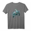 Vintage Schildkröte Silhouette | Herz Meeresschildkröte T-Shirt – Perfektes Geschenk für Schildkröten- und Meerestierliebhaber zu Weihnachten & Geburtstag
