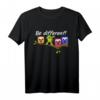 Be Different! Damen Süßes Fun Spruch T-Shirt mit Eule & Schildkröte - Originelles Tiermotiv für Freunde & Tierliebhaber