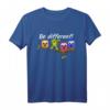 Be Different! Damen Süßes Fun Spruch T-Shirt mit Eule & Schildkröte - Originelles Tiermotiv für Freunde & Tierliebhaber