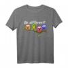 Be Different! Damen Süßes Fun Spruch T-Shirt mit Eule & Schildkröte - Originelles Tiermotiv für Freunde & Tierliebhaber