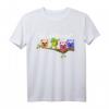 Be Different! Damen Süßes Fun Spruch T-Shirt mit Eule & Schildkröte - Originelles Tiermotiv für Freunde & Tierliebhaber