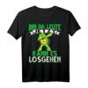 Bin da Leute jetzt kann es losgehen Schildkröten T-Shirt - Lustiges Tiermotive Outfit für Damen, Herren & Kinder mit Landschildkröte