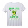 Bin da Leute jetzt kann es losgehen Schildkröten T-Shirt - Lustiges Tiermotive Outfit für Damen, Herren & Kinder mit Landschildkröte