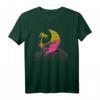 Retro Ozean Tier Palmen Halbmond Vaporwave Schildkröte T-Shirt – Trendiges Design für Tierliebhaber und Vaporwave Fans