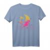 Retro Ozean Tier Palmen Halbmond Vaporwave Schildkröte T-Shirt – Trendiges Design für Tierliebhaber und Vaporwave Fans